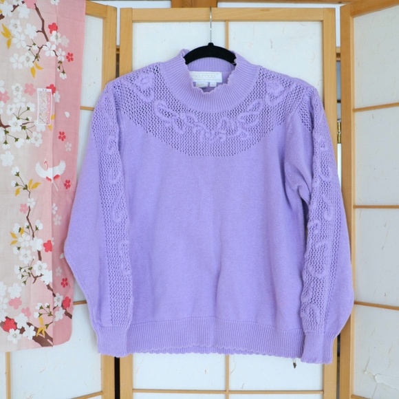 VTG Pastel Grannycore Sweater - Picture 13 of 14